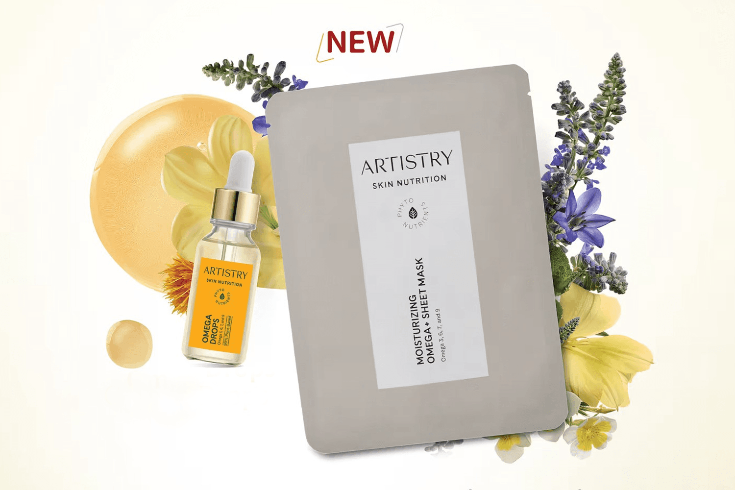 “อาร์ทิสทรี” เปิดตัว 2 ไอเทมใหม่ “Omega Drops” และ “Omega+ Sheet Mask”  ล็อกผิวให้สตรอง ผิวชุ่มชื้นขั้นสุด