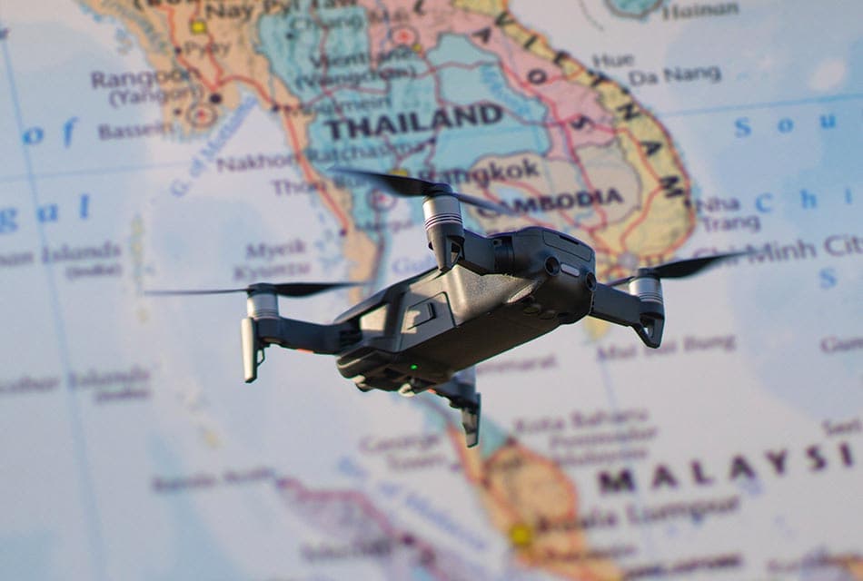 การบินพลเรือน สั่งห้ามบินโดรน 7 จังหวัดชายแดน