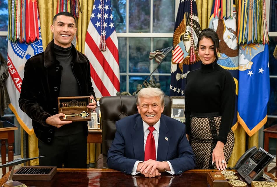 พรี่โด้ เยือนทำเนียบขาว! โดนัลด์ ทรัมป์ ปธน.สหรัฐฯ เชิญ โรนัลโด้ ทานมื้อค่ำ