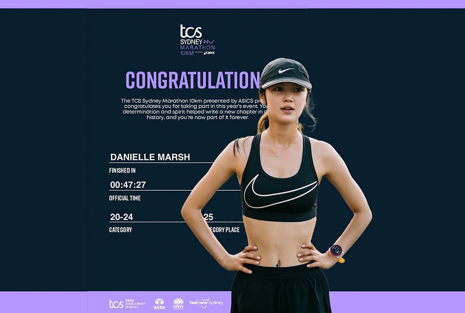 Danielle NewJeans สุดฟิต จบชาเลนจ์อีเวนท์วิ่ง 10KM ภายในเวลา 47.27 นาที