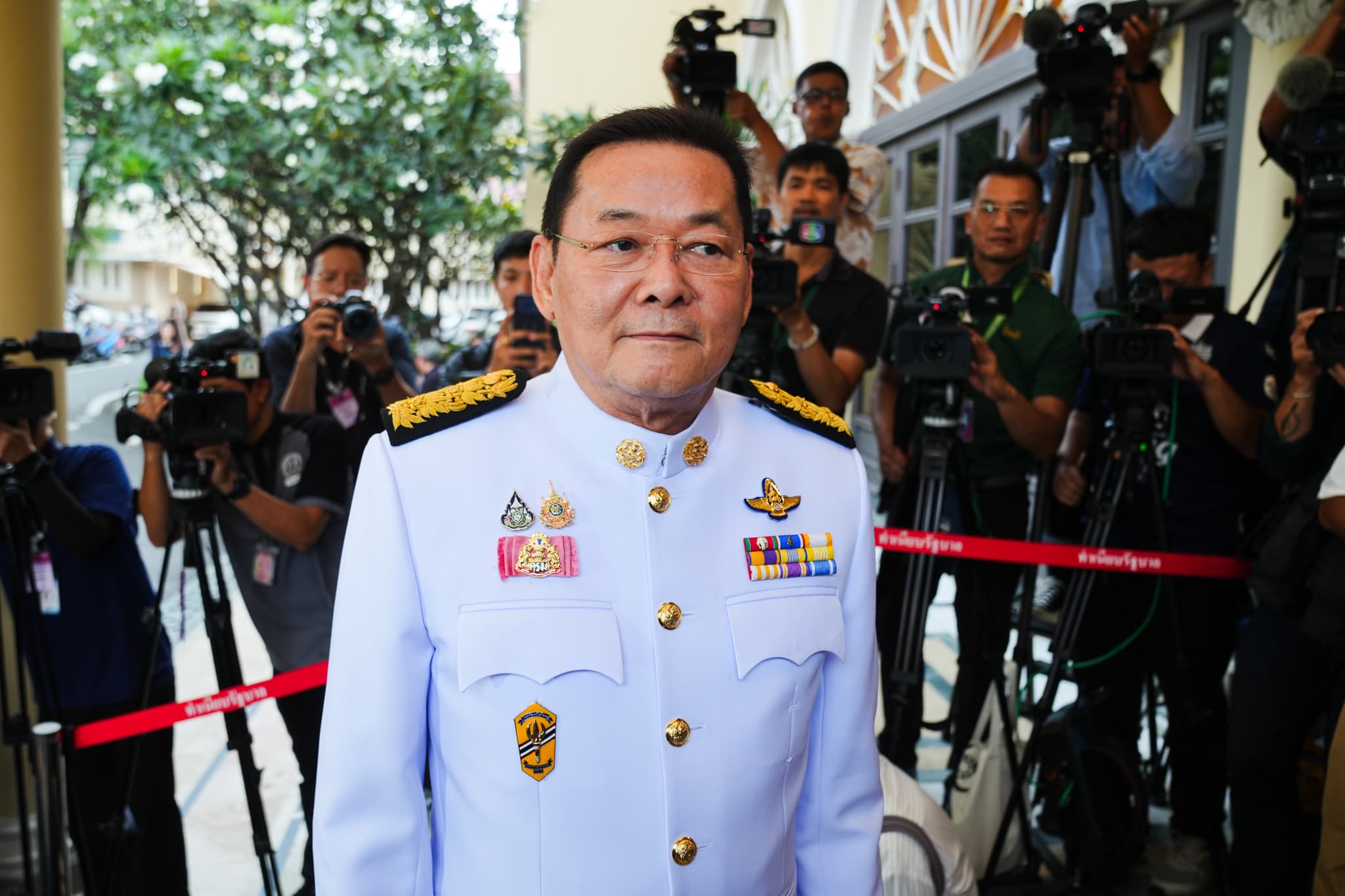 นภินทร ศรีสรรพางค์ รมต.ประจําสํานักนายกรัฐมนตรี (ภาพ : ณัฐพล โลวะกิจ)