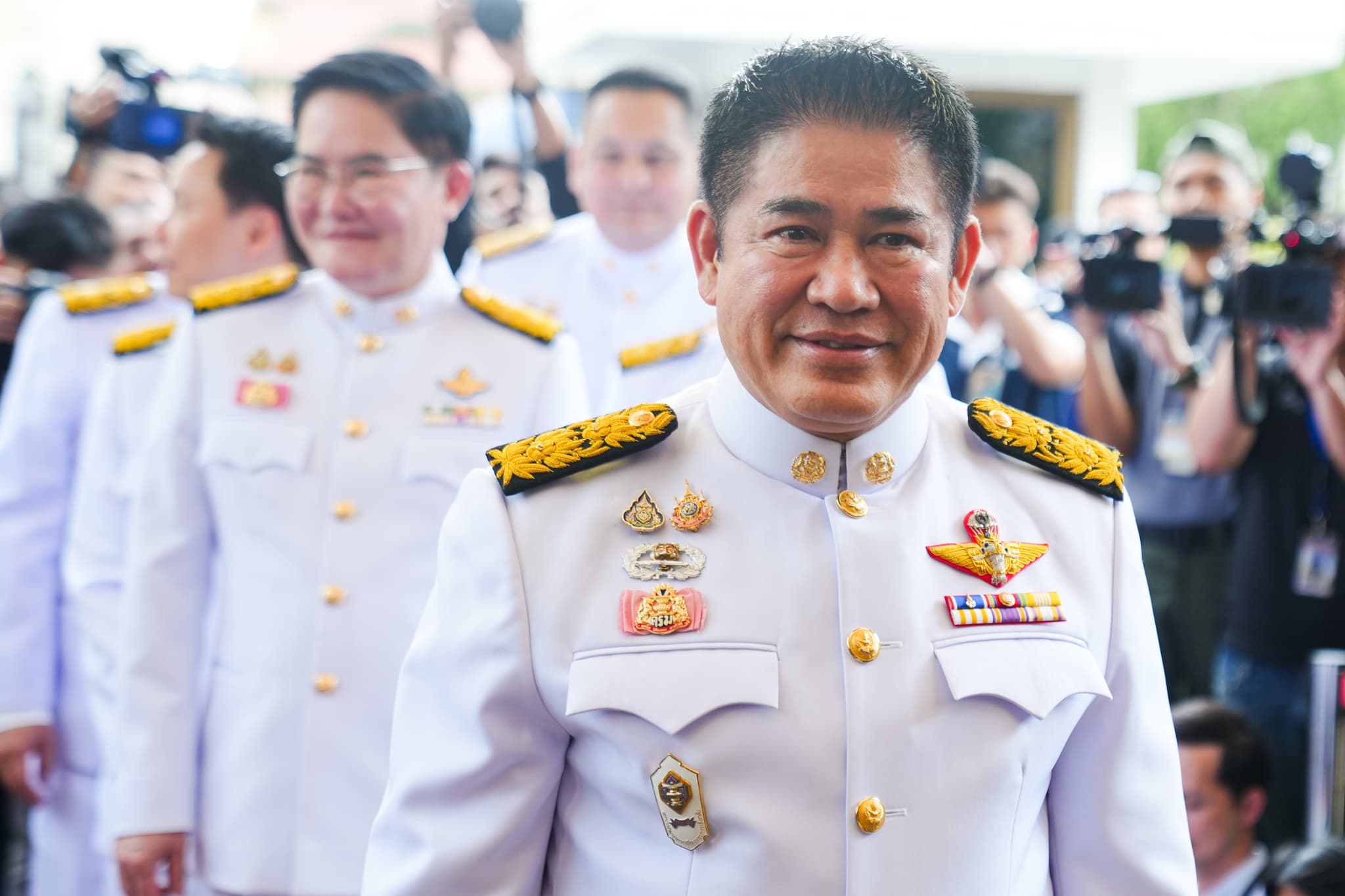 ร.อ.ธรรมนัส พรหมเผ่า รองนายกรัฐมนตรี และรมว.เกษตรและสหกรณ์ (ภาพ : ณัฐพล โลวะกิจ)