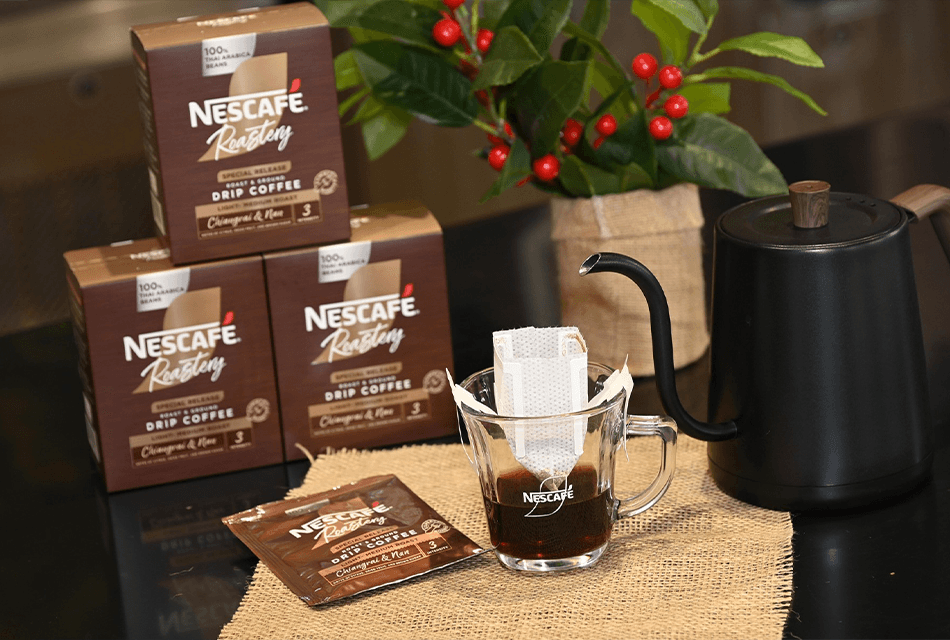 เนสกาแฟ x ดอยตุง ลิมิเต็ด เอดิชัน ชวนละเมียดกาแฟดริปพรีเมียม ‘NESCAFÉ ROASTERY DRIP COFFEE’ อิ่มเอมกับอาราบิก้าไทย 100% จากน่านและเชียงราย