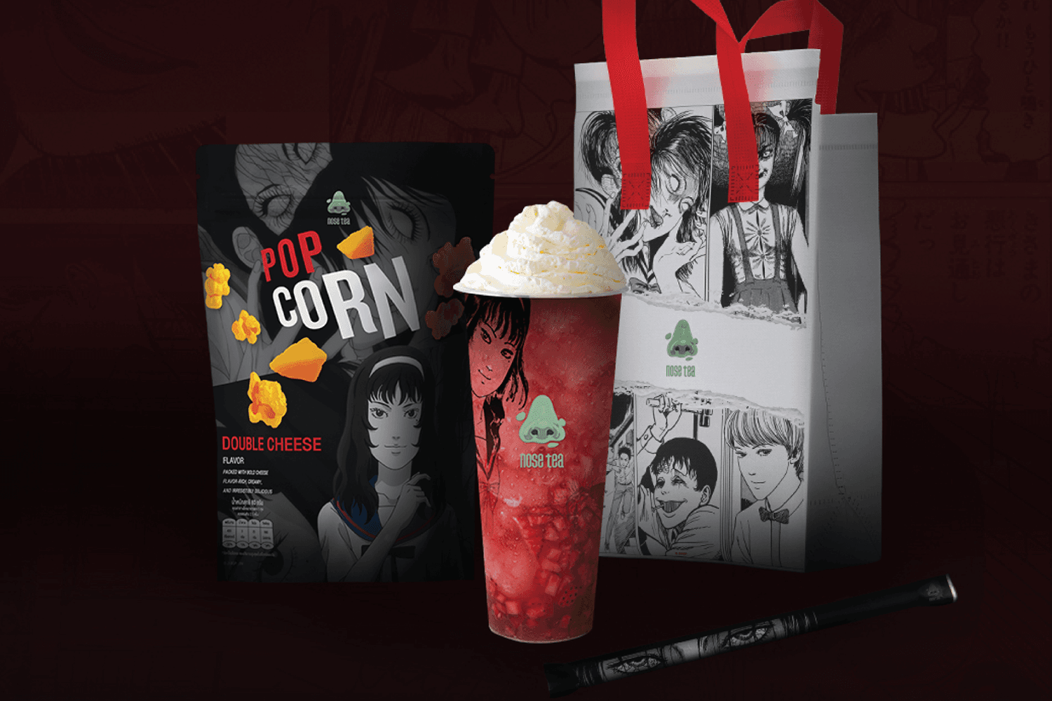 “NOSE TEA x JUNJI ITO” การผสมผสานของ “รสชาติ” และ “ศิลปะสยองขวัญ”