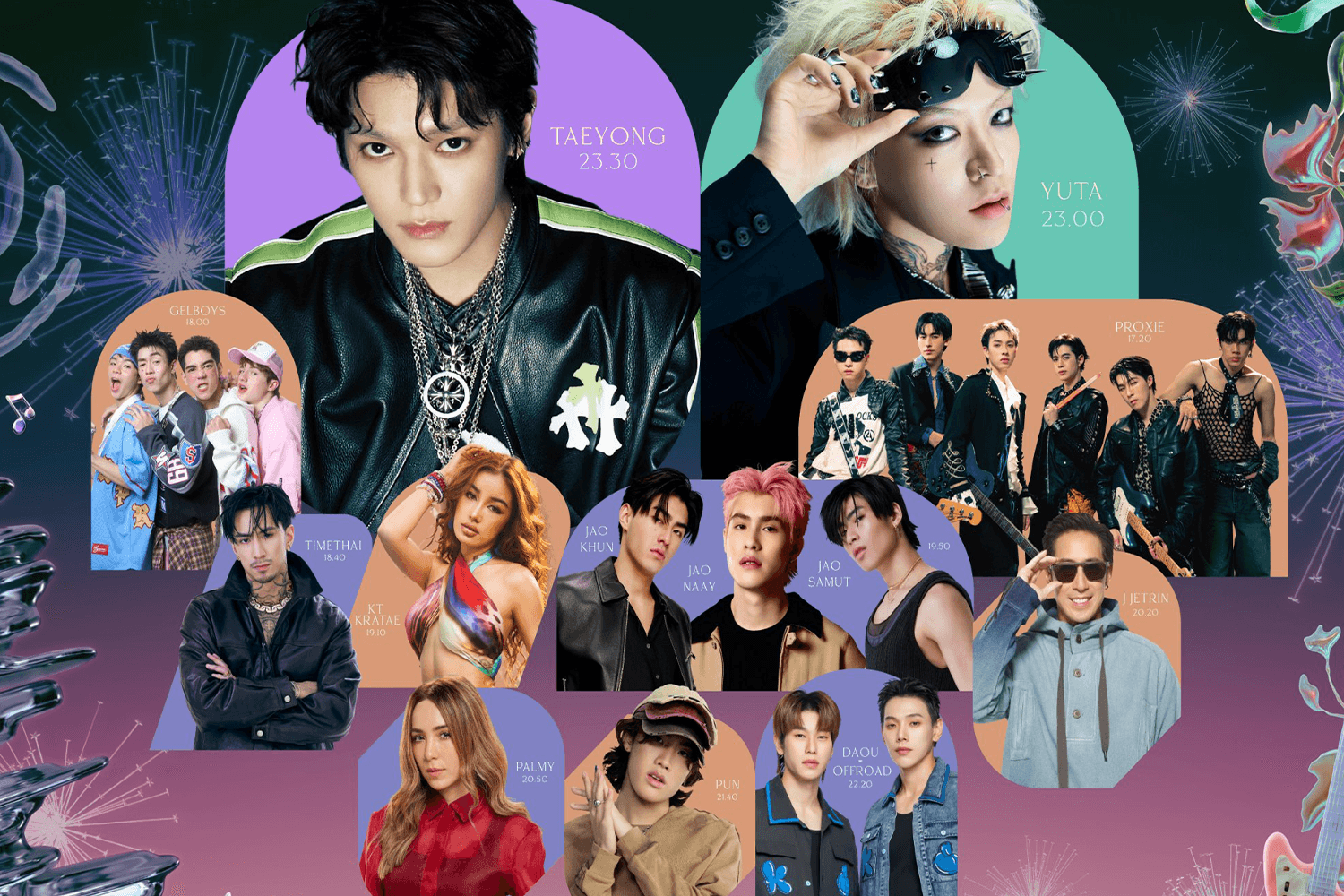 วัน แบงค็อก ชวนทุกคนร่วมเคานต์ดาวน์ยิ่งใหญ่ ภายใต้ธีม “The Empire of ONE” พบกับ TAEYONG และ YUTA สองศิลปินเกาหลีระดับโลก