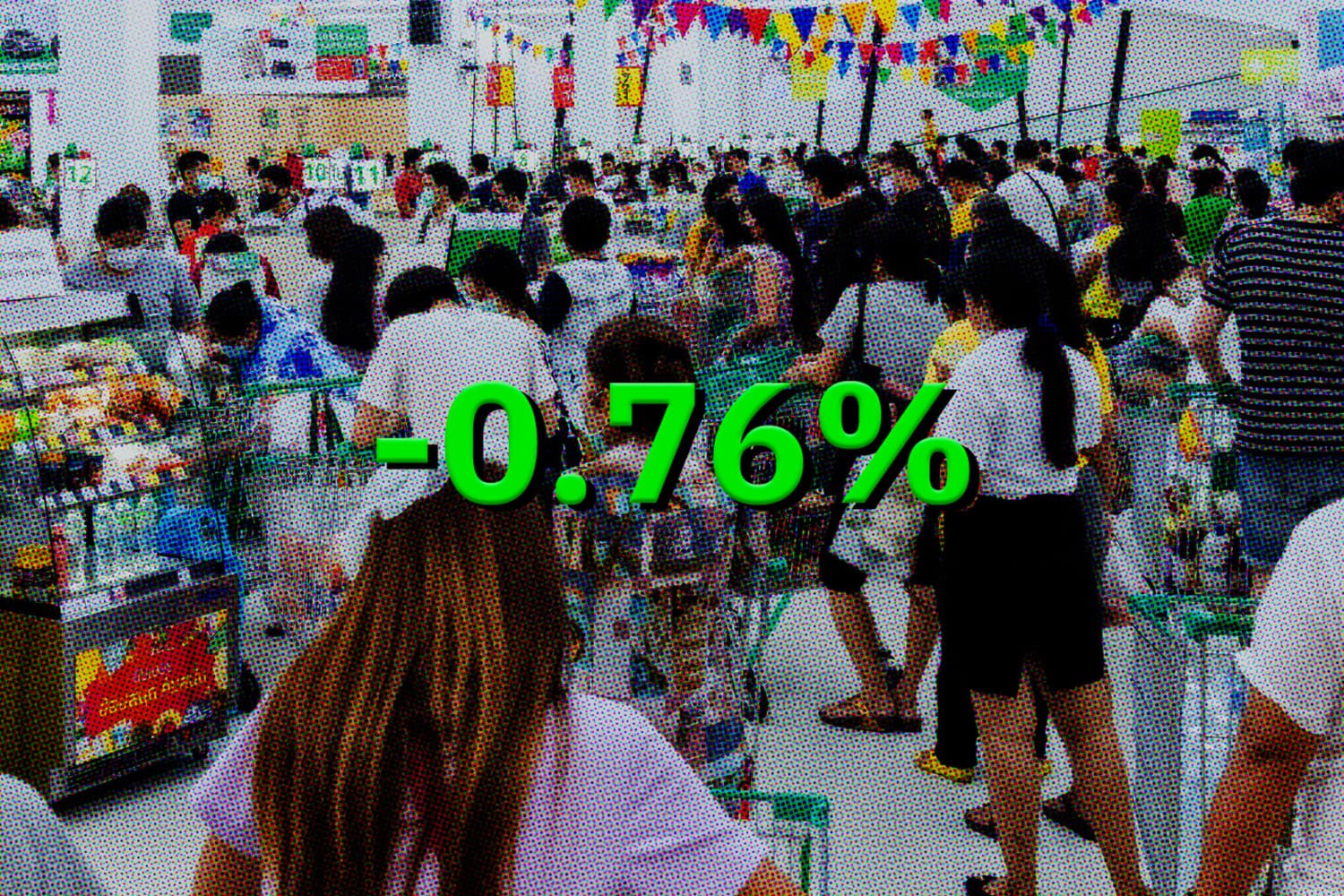 เงินเฟ้อเดือนตุลาคม ลดลง 0.76%  จากมาตรการค่าครองชีพและราคาพลังงาน