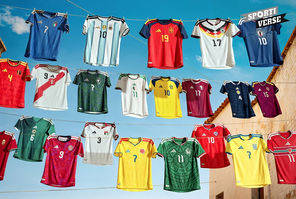 สวยๆ หลายตัว! อาดิดาส เปิดตัวชุดแข่งเหย้ามากสุดในประวัติศาสตร์บอลโลก 2026