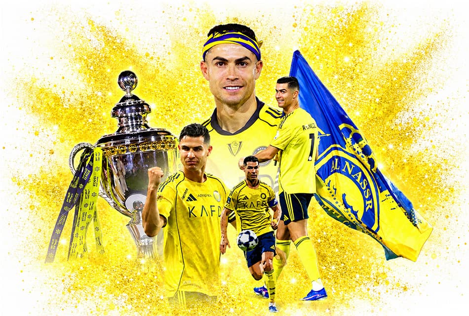 พรี่โด้สมหวังแล้ว! รวมภาพ CR7 ฉลองแชมป์ลีกสมัยแรกกับอัล นาสเซอร์