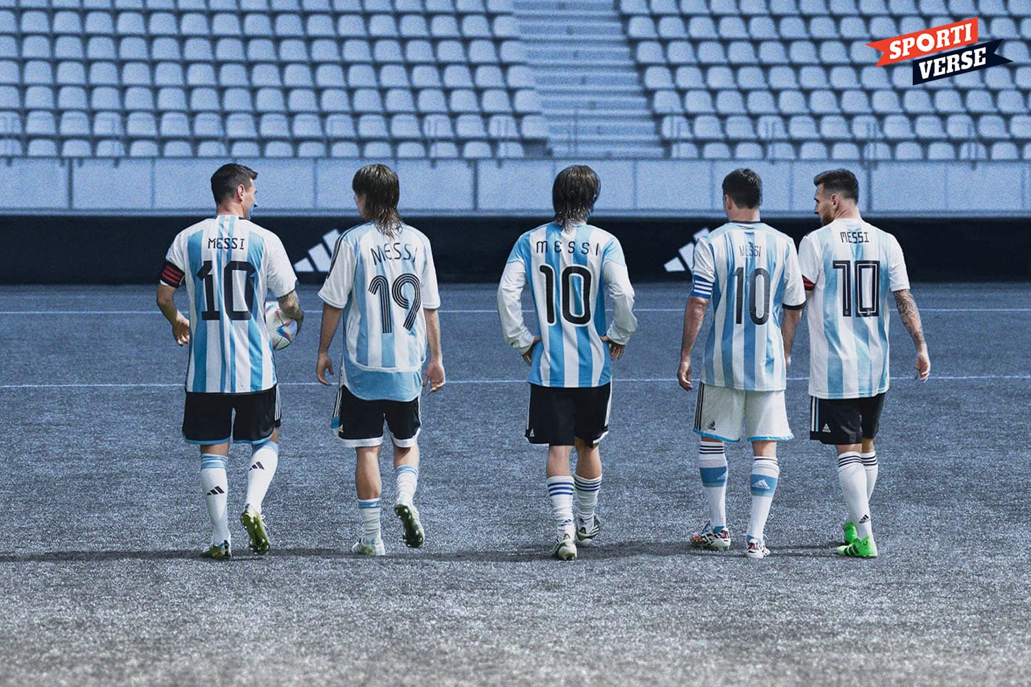 เรื่องราวผ่านฟอนต์และตัวเลข! รวมแบบฟอนต์ของ เมสซี่ บนชุดแข่งของอาร์เจนตินา