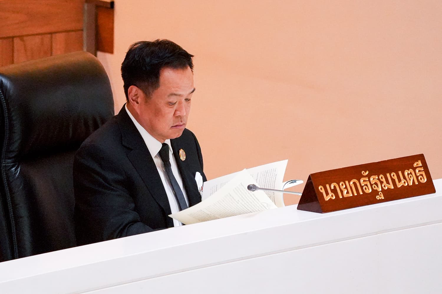 Photo Story : เปิดบรรยากาศ ครึ่งเช้าวันแรก ‘อนุทิน’ แถลงนโยบาย ต่อ ‘รัฐสภา’