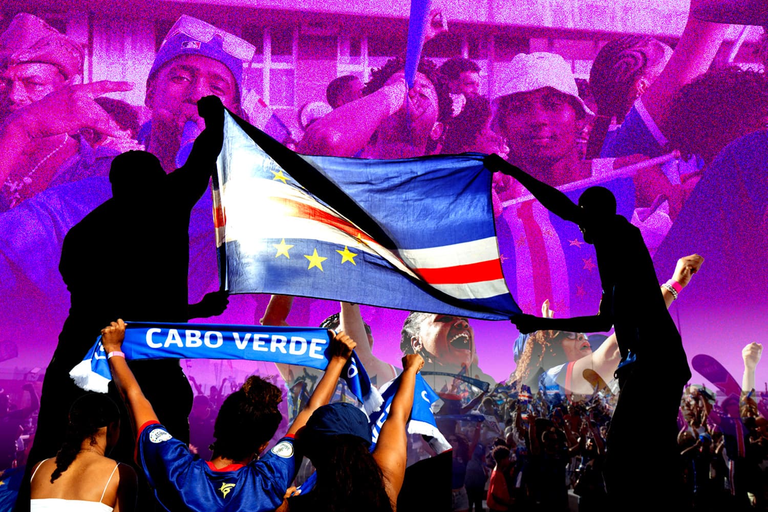 จารึกประวัติศาสตร์! รวมภาพแฟนบอลแห่ดีใจหลัง ‘เคปเวิร์ด’ ไปบอลโลกสมัยแรก