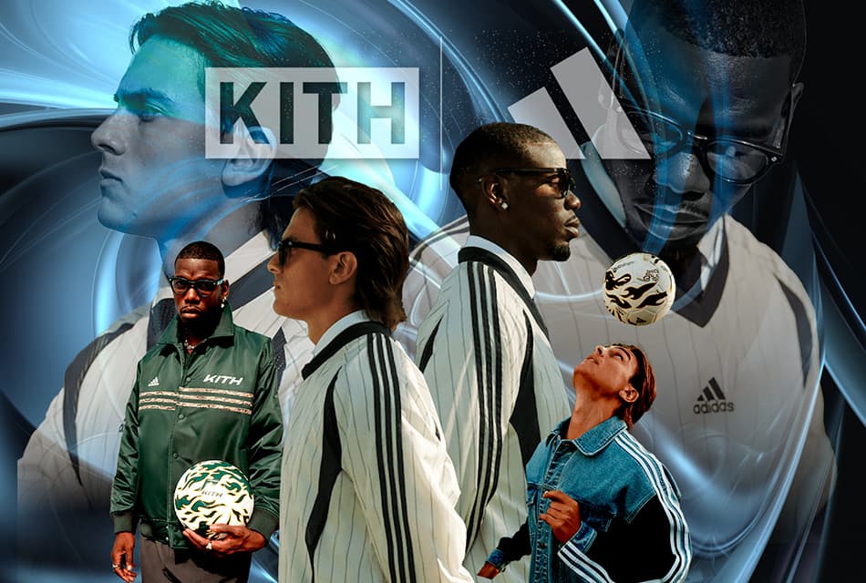 เท่สุดปลอกไปเลยครับ! Kith x adidas ป็อกบา และ ดีบาล่า ถ่ายแบบคอลแลบฯ สุดเฟี้ยว