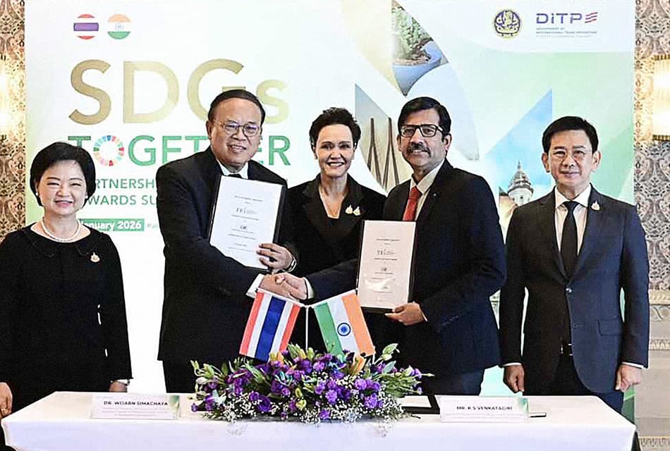 ไทย-อินเดียลงนาม MRA ฉลากเขียว เปิดประตูส่งออกวัสดุก่อสร้าง-เฟอร์นิเจอร์