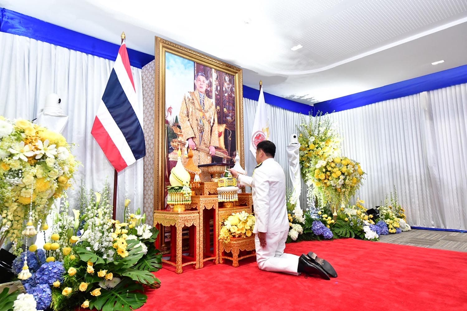 ประมวลภาพ ‘อนุทิน’ รับพระบรมราชโองการโปรดเกล้าฯ เป็นนายกรัฐมนตรีคนที่ 32