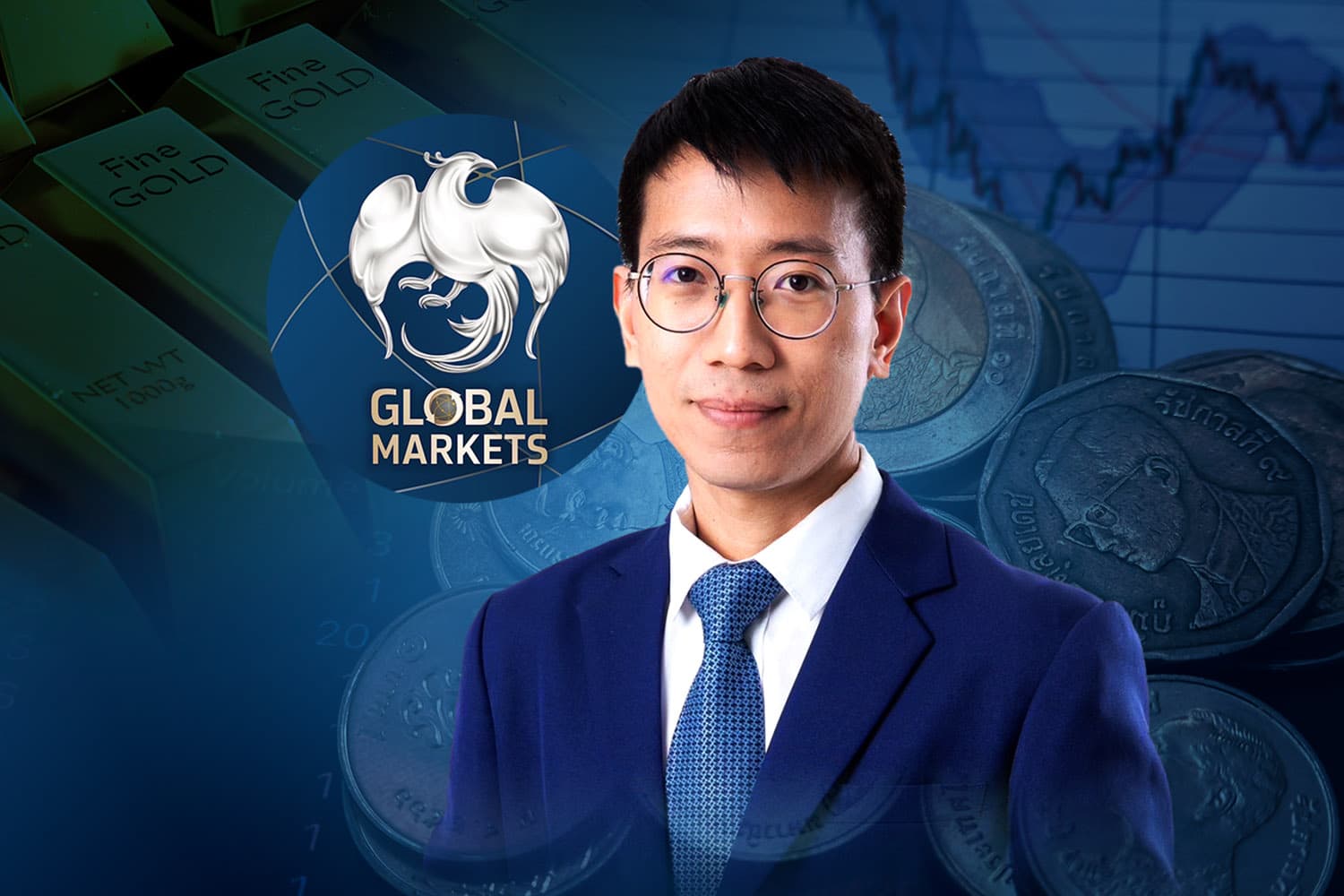 บาทอ่อนแรง ทองดิ่งกด เปิด 31.65