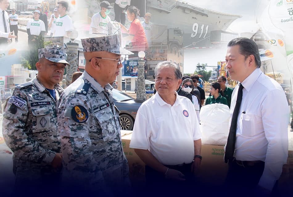'ซีพี' ผนึกกองทัพเรือ! 'สุภกิต เจียรวนนท์' ลงหาดใหญ่ ส่งมอบถุงกำลังใจ 1,000 ชุด เดินหน้าฟื้นฟูภาคใต้