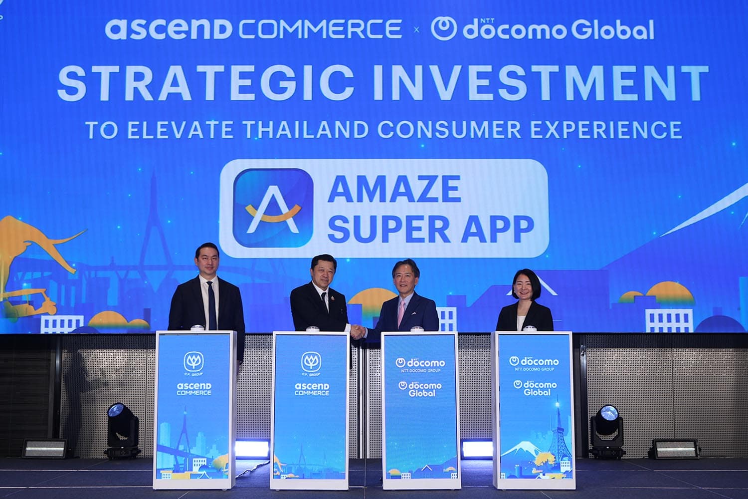 NTT DOCOMO GLOBAL จับมือ Ascend Commerce เครือซีพี ปักธง Loyalty E-Commerce ด้วย AI เชื่อมไทย-ญี่ปุ่น สู่อาเซียน