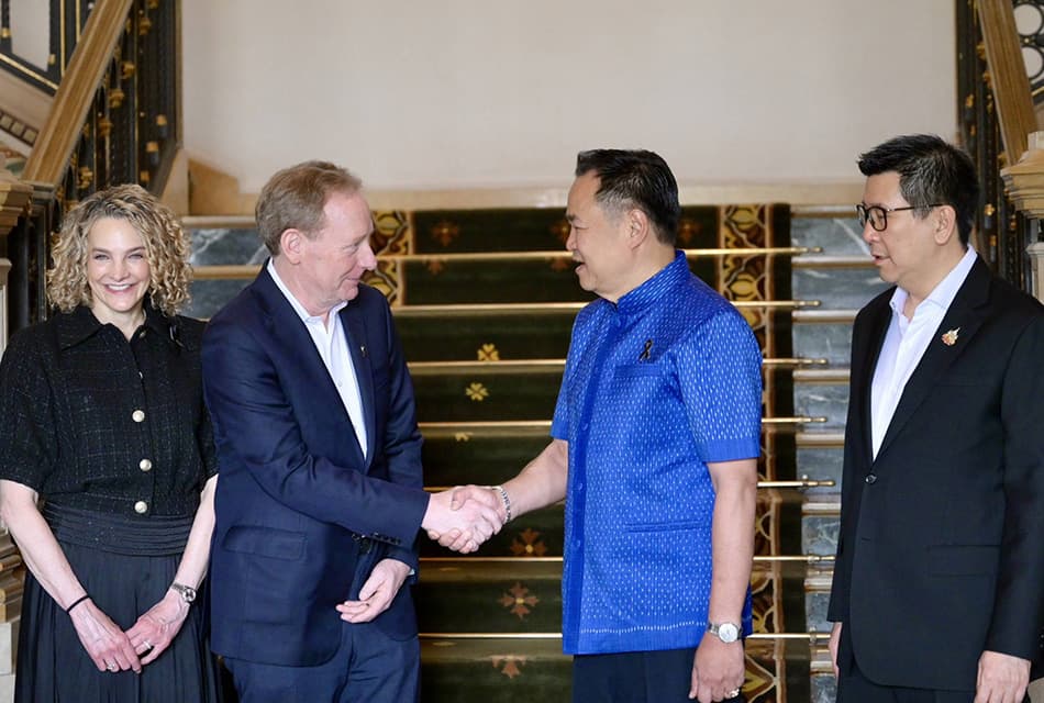 ไมโครซอฟท์พร้อมลงทุน 1 พันล้านดอลลาร์ ดันไทยสู่ศูนย์กลาง AI
