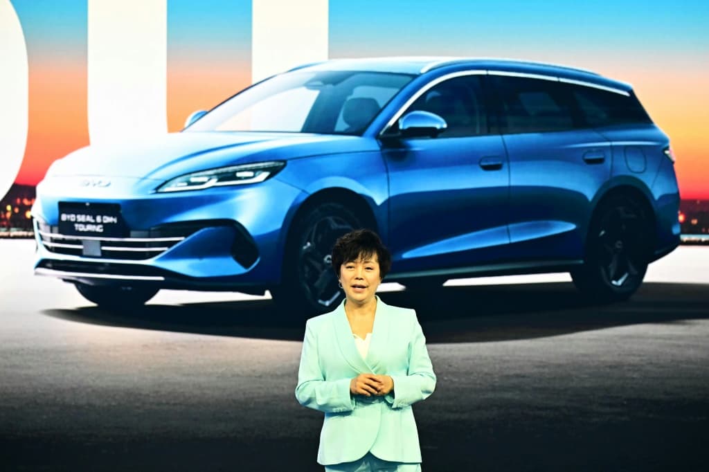 BYD ผู้ผลิตระดับโลกจากจีนและผู้ผลิตรถยนต์ไฟฟ้า เข้าร่วมงานแสดงรถยนต์นานาชาติ IAA