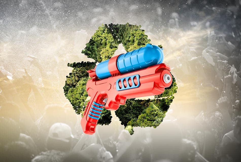 เช็กจุดรับบริจาค “ปืนฉีดน้ำ” ส่งรีไซเคิลเป็นพลังงาน รับวิกฤตวัตถุดิบโลก