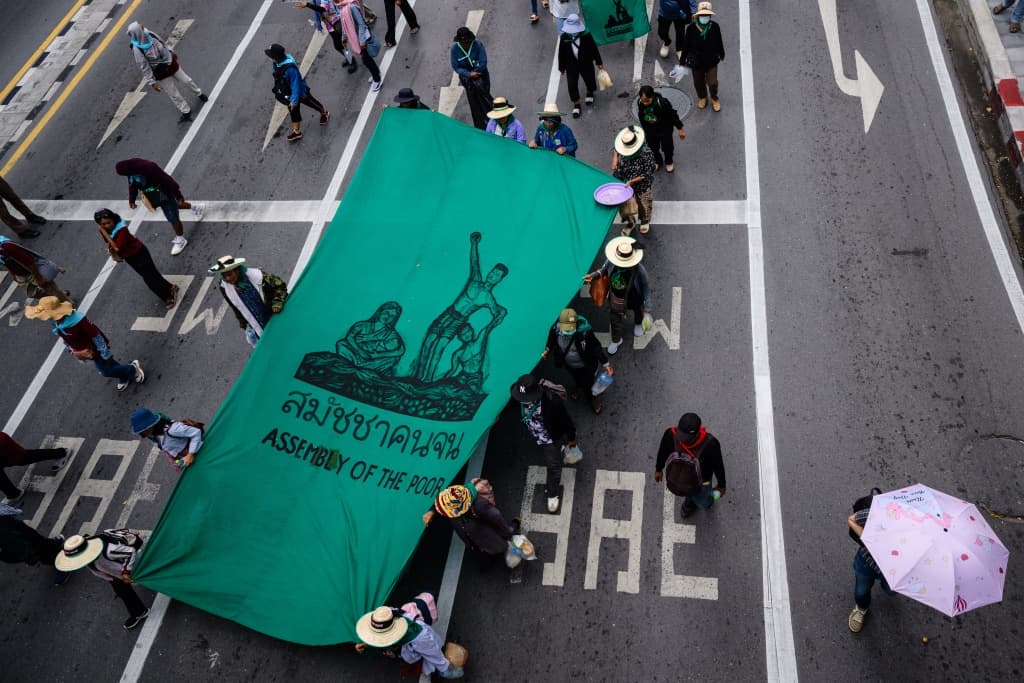 Rights groups, campaigners and leftist political leaders organised a rival gathering, dubbed the 'International People's Assembly', to coincide with the IMF-World Bank Annual Meetings
