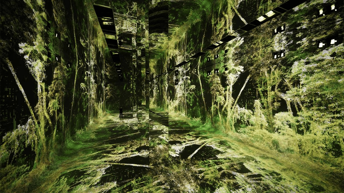 Installation view of Machine Dreams: Rainforest, DATALAND, Los Angeles, CA, June 20, 2026 – January 31, 2027. © 2026 Refik Anadol Studio on behalf of DATALAND. Photo: Refik Anadol Studio