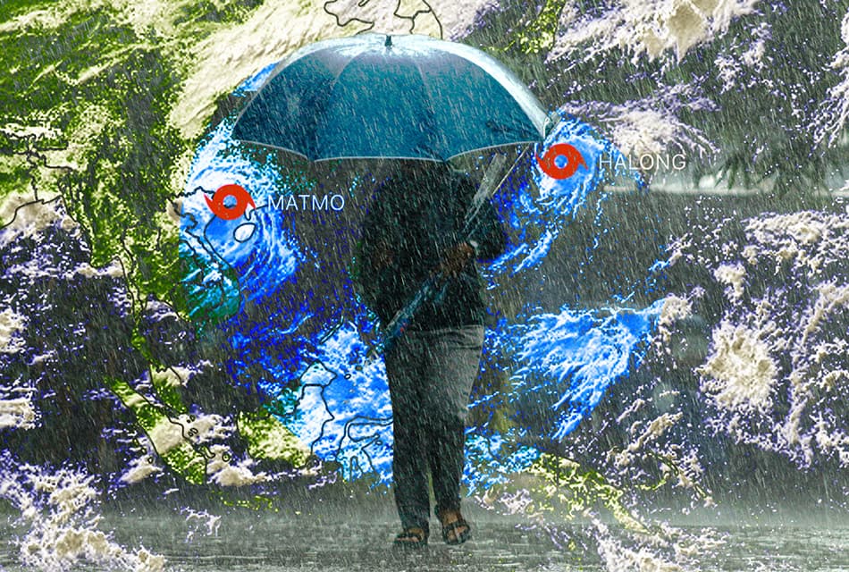 ‘แมตโม’ ขึ้นฝั่งจีน อ่อนกำลังเป็นพายุโซนร้อน มรสุมกระทบทั่วไทยเตือนฝนถล่ม 13 จังหวัด