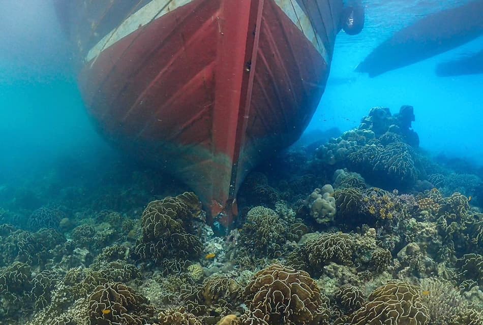 ปะการังพังยับ! กรมอุทยานฯ เรียกเรือสินค้าเมียนมาเกยตื้นหมู่เกาะสุรินทร์ชดใช้ 12 ล้านบาท