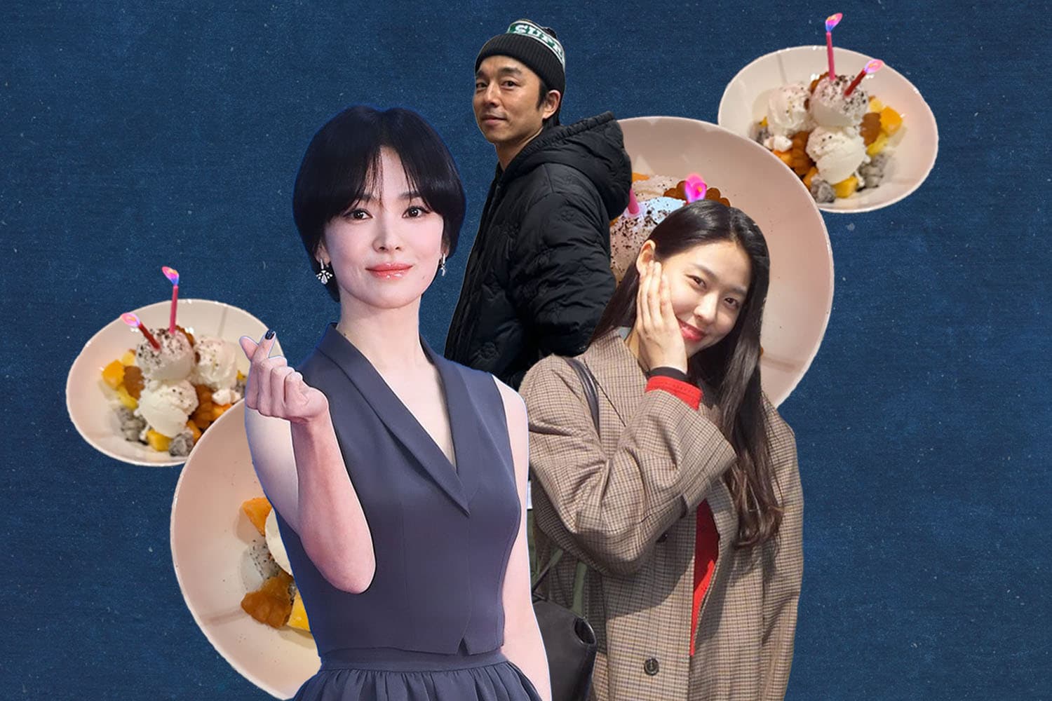 นักแสดงนำจากซีรีส์เรื่องต่อไปของ Netflix เกาหลี ‘ซงฮเยคโย-กงยู-ซอลฮยอน’ ควงแขนออกเดตขนมหวาน