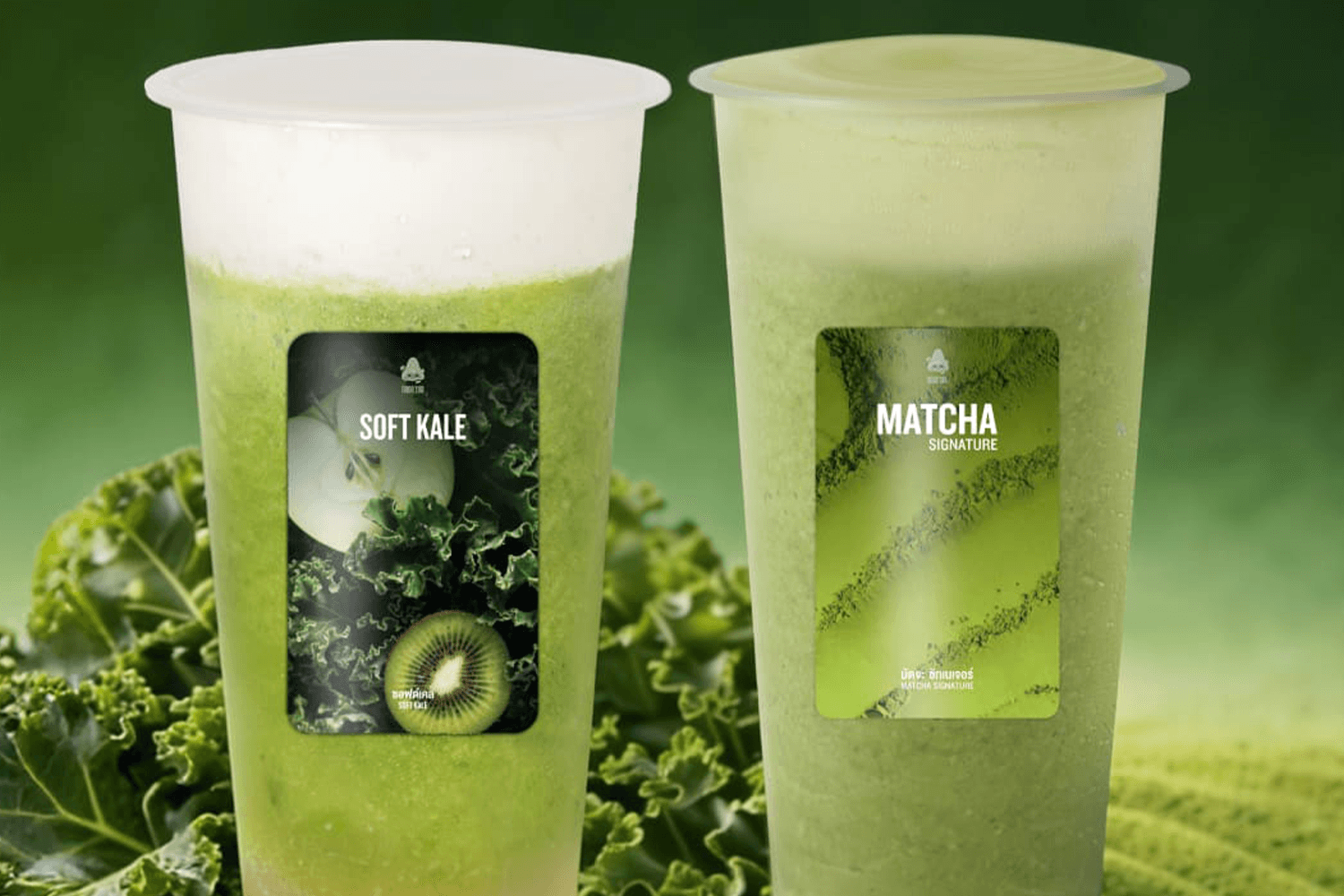 Soft Kale & Matcha Signature สองเมนูสีเขียวที่ผสมผสานความเป็นซิกเนเจอร์ จาก NOSE TEA เข้าไปอย่างลงตัว