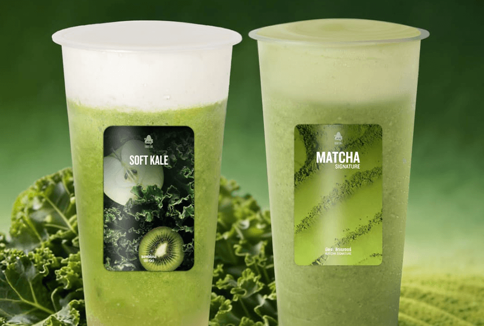 Soft Kale & Matcha Signature สองเมนูสีเขียวที่ผสมผสานความเป็นซิกเนเจอร์ จาก NOSE TEA เข้าไปอย่างลงตัว