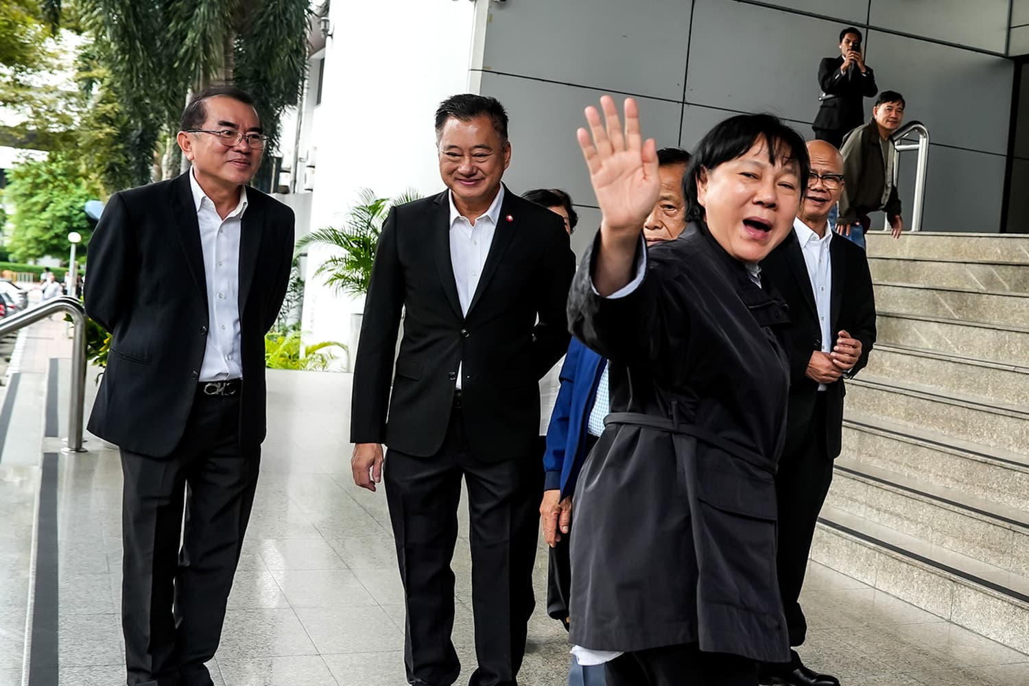 ‘เจ๊ปอง’ พร้อมพวก ขึ้นศาลชี้ชะตาคดีม็อบพันธมิตรบุก NBT เมื่อปี 2551