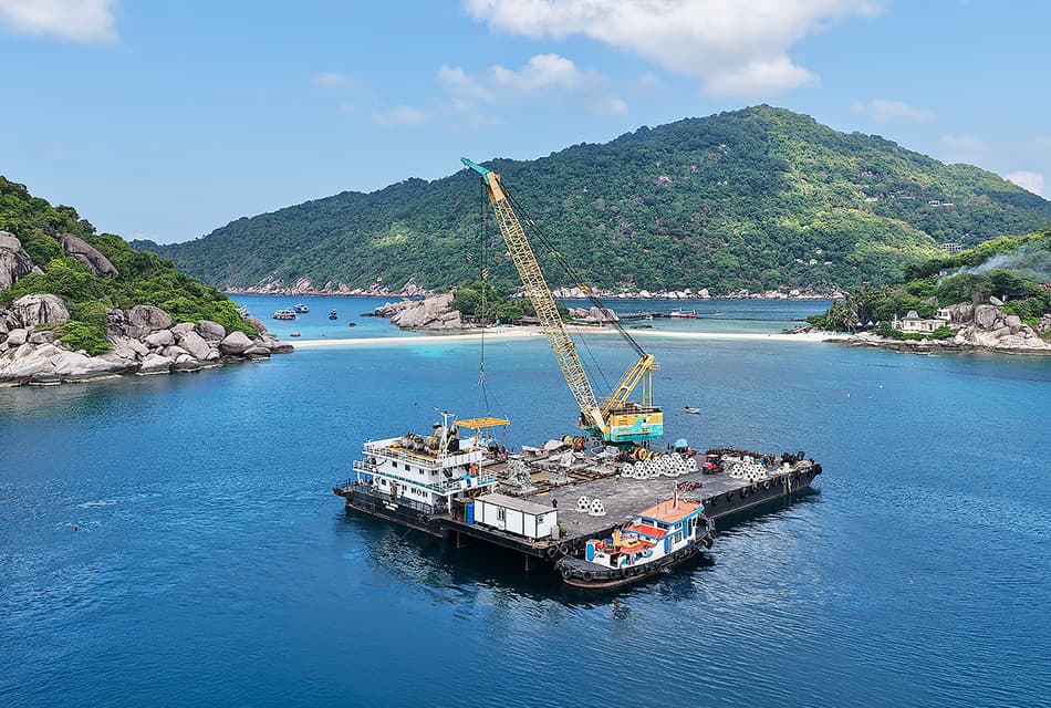 ปตท.สผ.ปั้นปะการังเทียม หนุนท่องเที่ยว