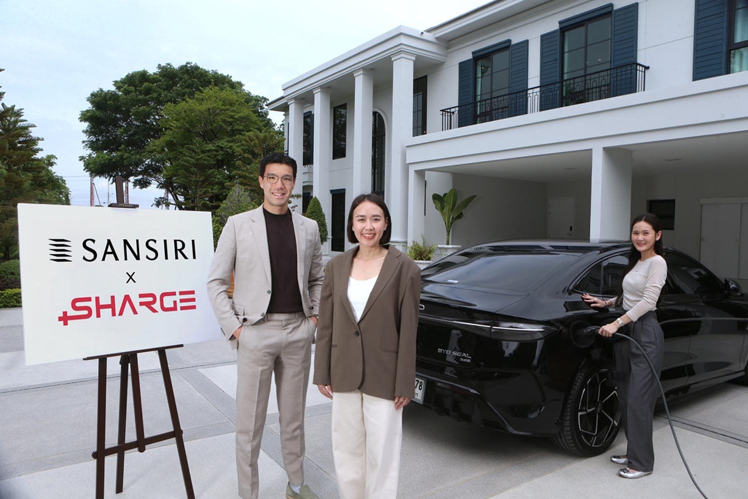 แสนสิริ ผนึก SHARGE ขยาย EV Charger รับเทรนด์พลังงานสะอาด
