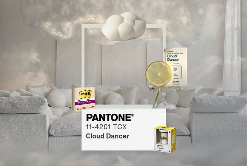 Pantone 2026: Cloud Dancer เมื่อ(เทรนด์)สีแทบไม่มีสี สะท้อนโลกที่กำลังเดือดปุดๆ