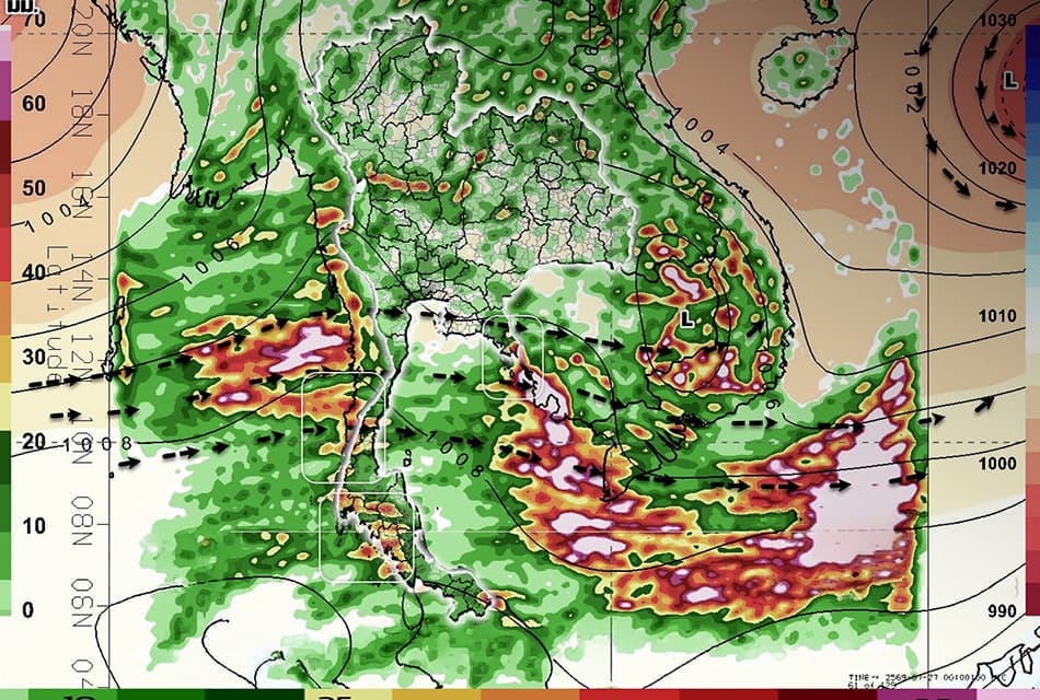 จับตาฝนสวิงปลาย ก.ค.ร่องมรสุมหนุนฝนเพิ่มทั่วไทย โอกาสทองเติมน้ำต้นทุนเข้าเขื่อน