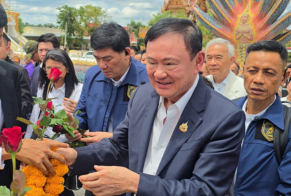 ‘ทักษิณ’ รีเทิร์นวัดบ้านไร่! เป็นประธานทอดผ้าป่า-เททองหลวงพ่อคูณ
