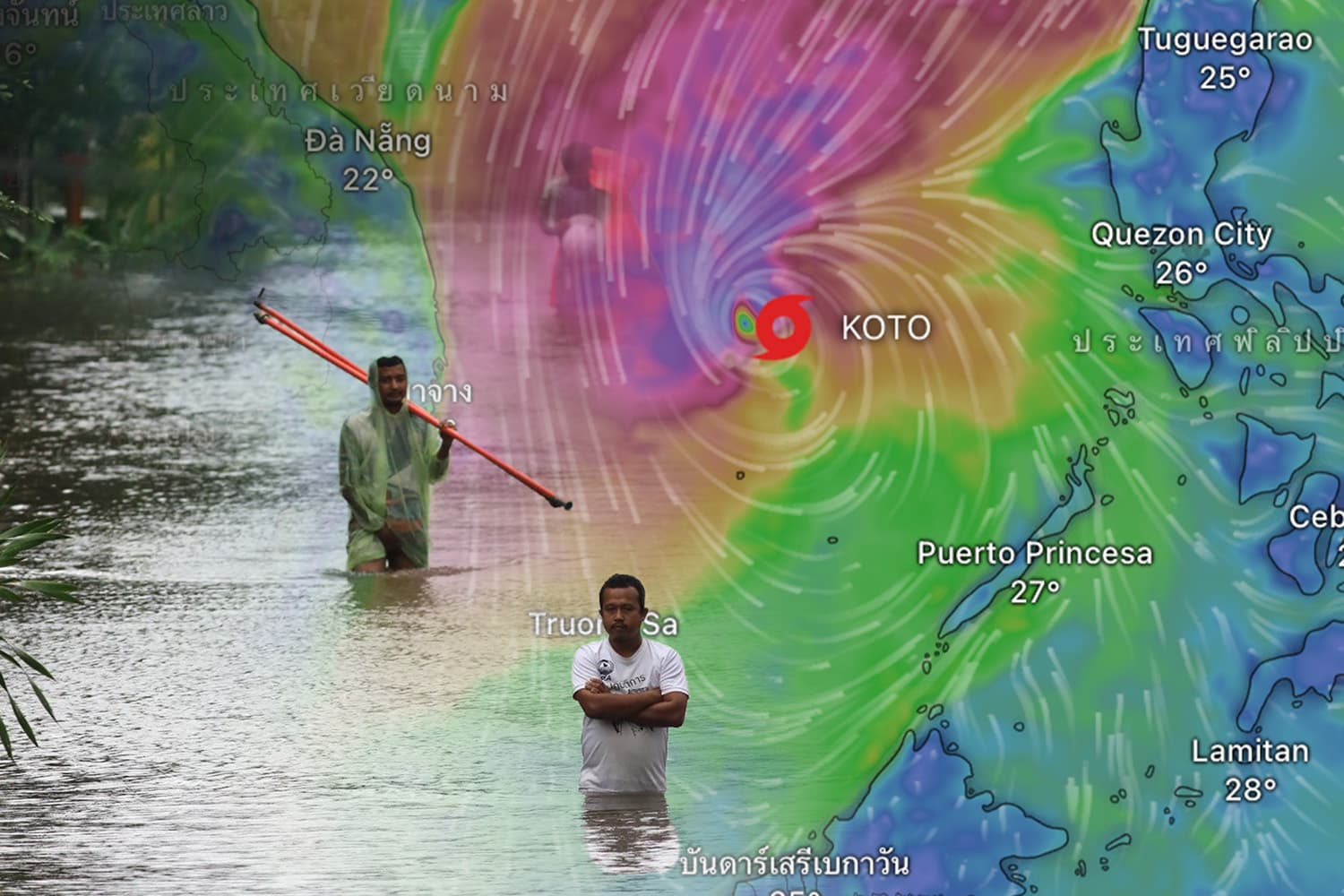 อุตุฯ ประกาศ ฉ.2  เรื่องพายุ ‘โคโตะ’ ทวีกำลังเป็นพายุ ‘ไต้ฝุ่น’ กระทบไทย 27-30 พ.ย. 68