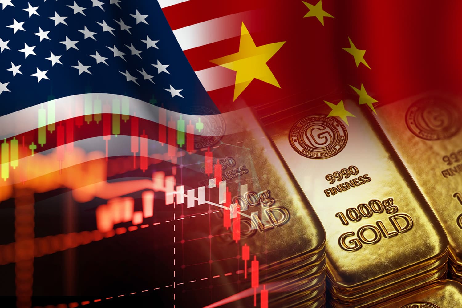 ทองคำร่วงแรงกว่า 162 ดอลลาร์ กดราคาทองไทยเปิดตลาดเช้านี้ร่วง 1,000 บาท