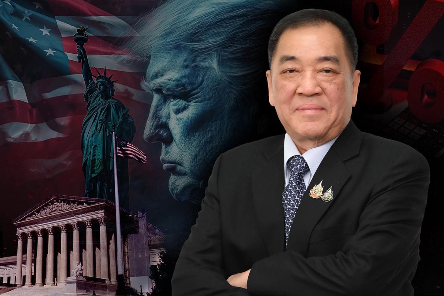 หอการค้าไทย ชี้ ภาษีสหรัฐ 15% กดดันส่งออก-ค่าเงินผันผวน