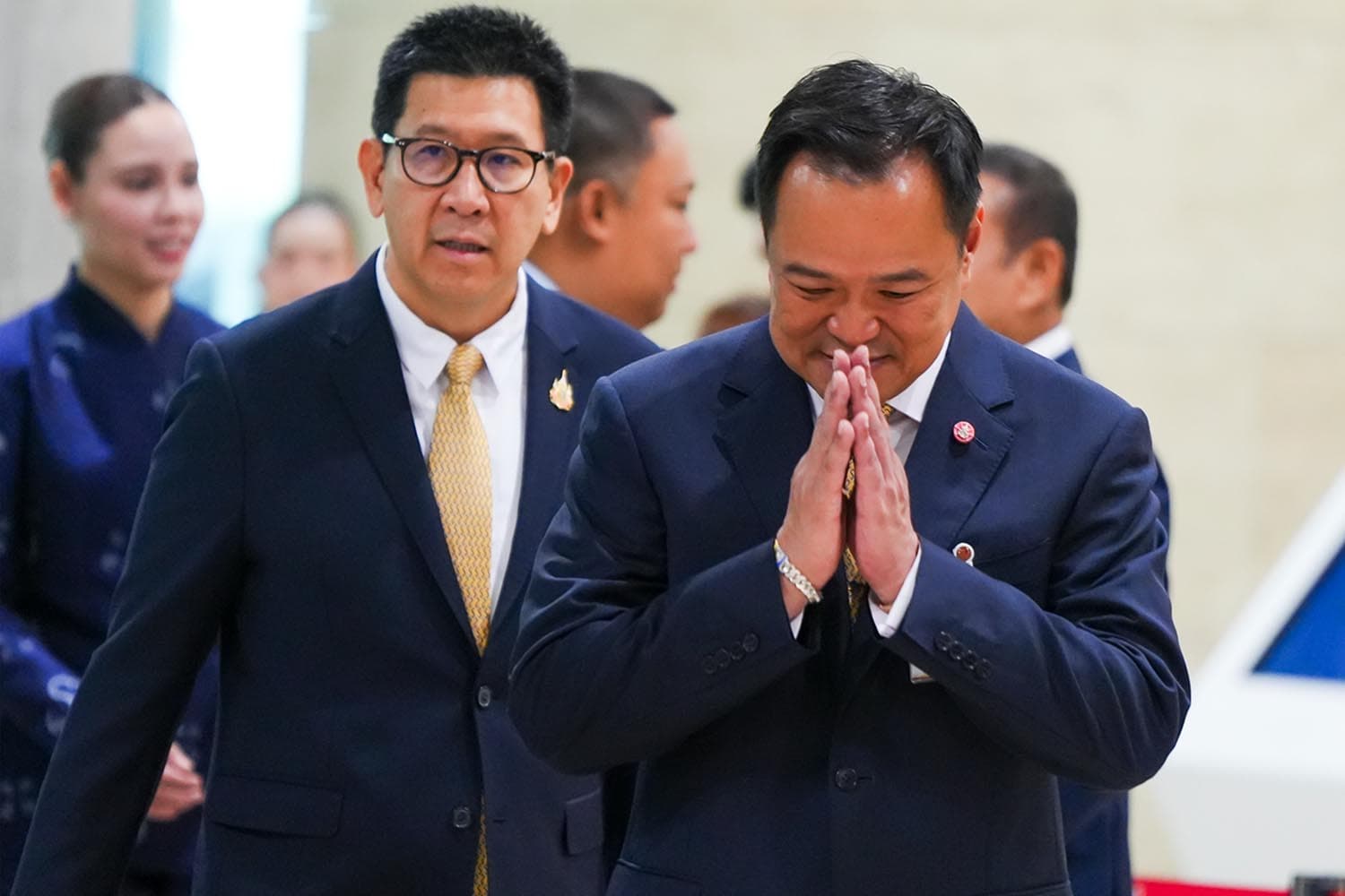 Photo Story : ‘อนุทิน’ พร้อมแถลงนโยบายต่อรัฐสภา ‘ปชน.’ ซัดไม่ใช่ฝ่ายค้ำ