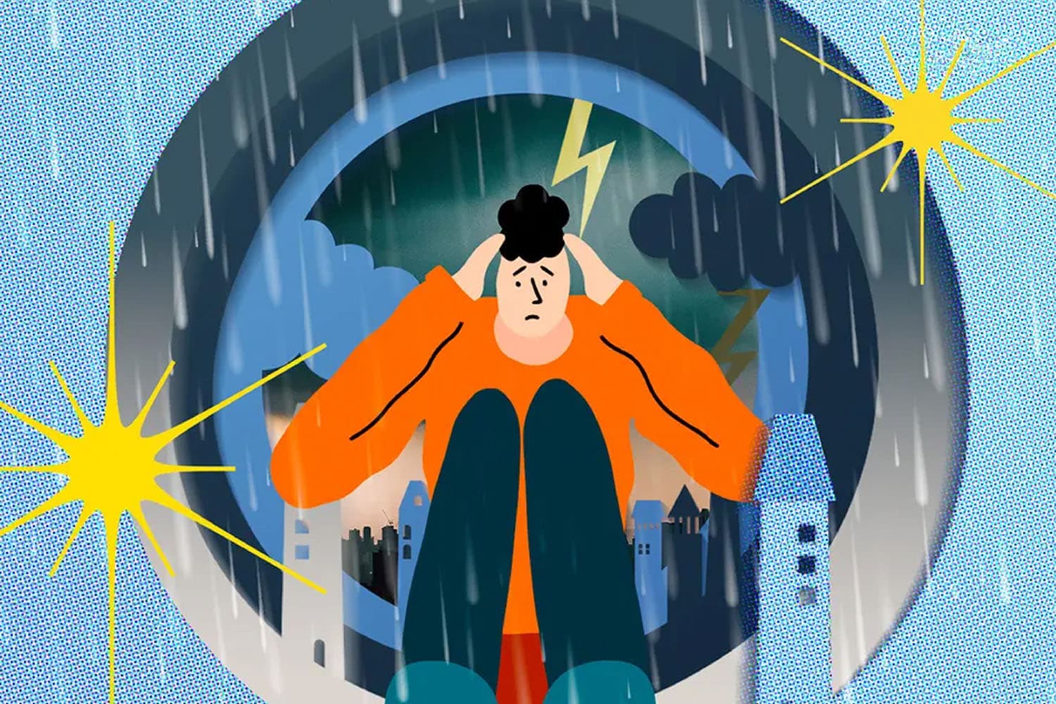 แค่เม็ดฝนเพียงหนึ่งหยดที่หล่นมา ก็เป็นดั่งฝันร้ายที่น่ากลัวของ Ombrophobia