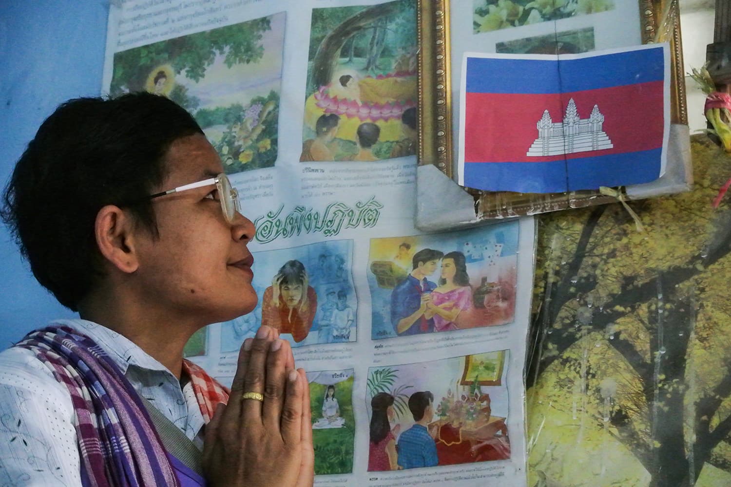 Photo Story : “ขออย่าให้พ่อแม่ต้องรบกัน” เสียงจาก ‘แรงงานกัมพูชา’ บนผืนดิน ‘ไทย’