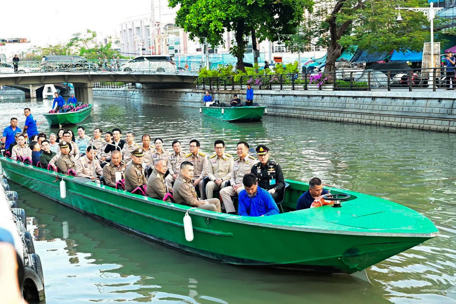 ‘ราชเลขานุการในพระองค์ฯ-นายกฯ’ ตรวจเยี่ยมการพัฒนาคูคลองในเกาะรัตนโกสินทร์-แสนแสบ