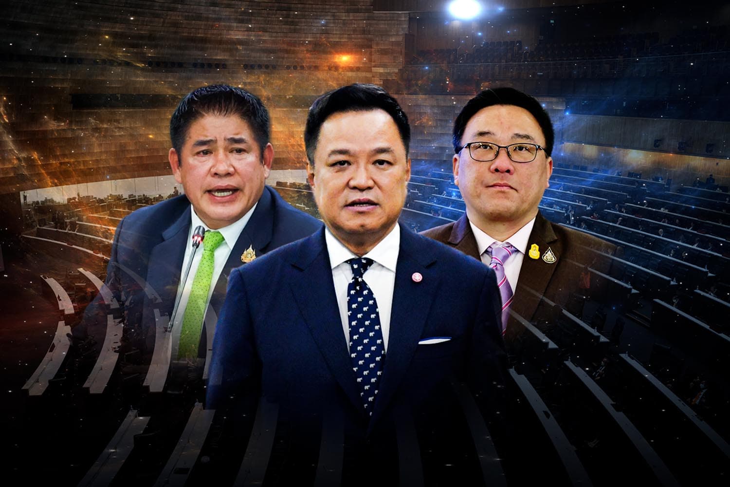 สงครามข่าวปรับ ครม. เขย่าผสมสูตรใหม่ 'น้ำเงิน-แดง-เขียว?!'