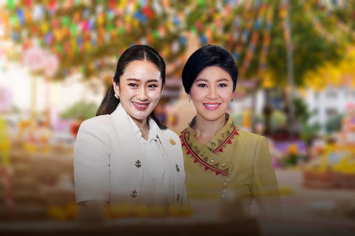 'ยิ่งลักษณ์'-'แพทองธาร' อวยพรสงกรานต์ 69 ปชช. กลับบ้านชาร์จพลังใจ