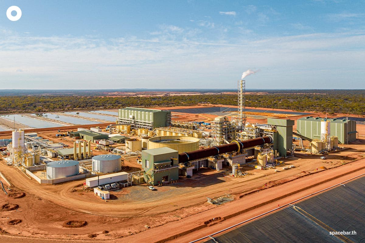ภาพถ่ายโรงงานแปรรูปแรร์เอิร์ธในเวสเทิร์นออสเตรเลียของบริษัท Lynas Rare Earths ของออสเตรเลียเมื่อวันที่ 14 พ.ย. 2024 Photo by HANDOUT / LYNAS RARE EARTHS LIMITED / AFP