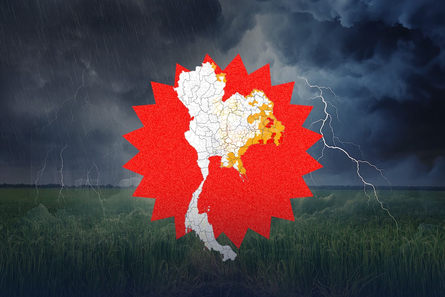 เตือน ‘พายุฤดูร้อน’ ถล่มกัมพูชา กระทบอุบลฯ-ชายแดนไทย 4-6 มี.ค.นี้