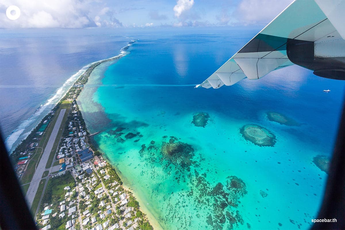 ตูวาลู (Tuvalu) ประเทศหมู่เกาะกลางมหาสมุทรแปซิฟิก ที่เผชิญความเสี่ยงจากระดับน้ำทะเลที่สูงขึ้น