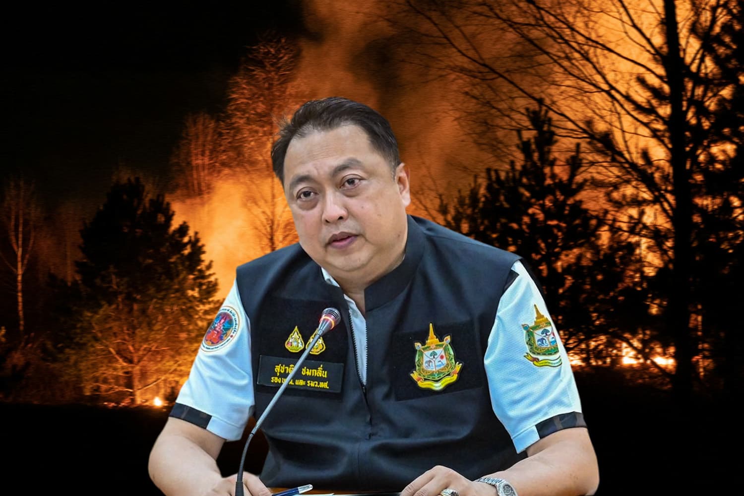 ‘สุชาติ’ เปิดเกมลุยดับไฟป่า-ควันพิษ งัดไม้แข็งคุมเผา เร่งแก้หมอกควันข้ามพรมแดน